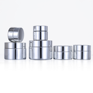 Luxury Eco Friendly 5g 10g 15g 20g 30g 50g 60g 100g Gold Silver Lid Cosmetic Glass Jar Packaging for Face & Cream - Product Image 2