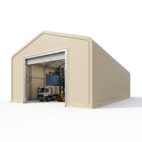 Auvent de conteneur maritime en acier sur mesure, résistant aux intempéries, avec structure modulaire en treillis, hauteur de dégagement de 12m+, pour le stockage extérieur de marchandises