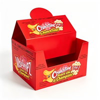 Maßgefertigte Robuste Biologisch Abbaubare Karton-Snack-Displaybox-Sets mit Lebendiger Farbdruckverpackung für Supermarkt-Kiosk und Einzelhandel