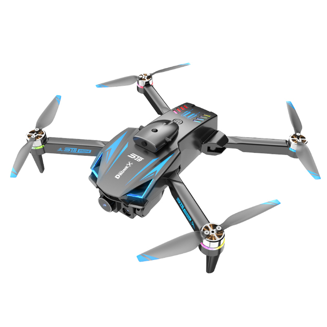 Factory S18 Drone 4K Camera Professional Dual Camera 4 Sides Obstacle Avoidance Brushless Quadcopter 2.4inch Screen Controller