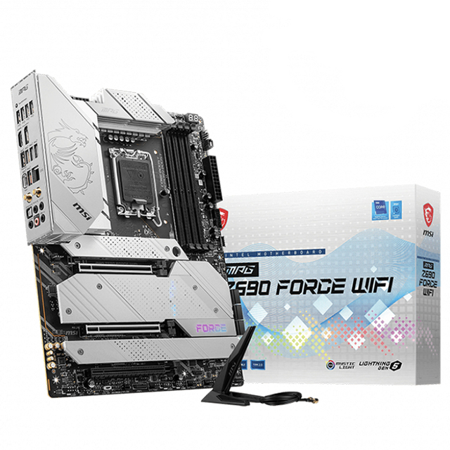 MSI MPG Z690 FORCE WIFI ATX DDR5 Used Gaming Motherboard With LGA1700 Socket Support Intel 12th Gen Intel Core Processors