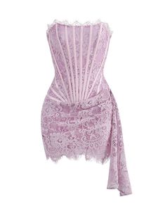 Vendita calda estate abito di pizzo floreale per le donne lisca di pesce <span class=keywords><strong>senza</strong></span> <span class=keywords><strong>spalline</strong></span> con collo al ginocchio <span class=keywords><strong>senza</strong></span> tessuto traspirante metodo di tessitura - Product Image 2