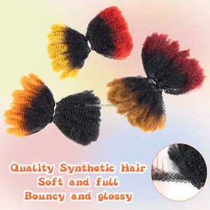 Bestseller P1b-30 #   Set di Extension per Capelli Afro Kinky in Misto Capelli Umani, Pronta Consegna, 10 Colori - Product Image 6