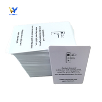 Carte PVC blanche personnalisée imprimée TK4100 pour contrôle d'accès hôtelier et gestion des présences, carte intelligente 125KHz (étanche)