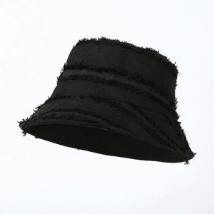 Wholesale Unisex Double-sided Fisherman's <b>Hat</b> Female <b>Summer</b> Canvas Sun Bucket <b>Hats</b> - Product Image 1