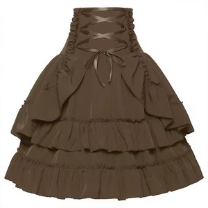 Vestido <span class=keywords><strong>de</strong></span> Lolita clásico japonés con volantes y volantes, bonito vestido con lazo, disfraz <span class=keywords><strong>de</strong></span> Cosplay <span class=keywords><strong>para</strong></span> <span class=keywords><strong>mujer</strong></span>, vestido Medieval Vintage con volantes, falda tutú - Product Image 2
