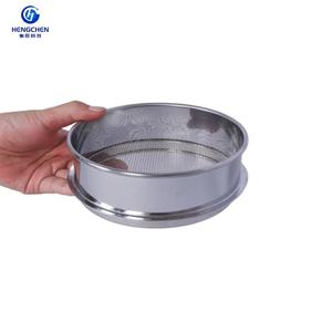 Setaccio Rotondo in Acciaio Inossidabile di Alta Qualità - Setaccio Manuale per Cucina e Laboratorio per Polveri, Cereali, Separazione - Product Image 4