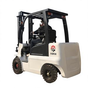 Carrello Elevatore Elettrico Portatile da 2,5 Tonnellate con Batteria agli Ioni di Litio, Impilatore Idraulico Certificato CE per Trasporto Merci Leggere in Magazzini Domestici - Product Image 1