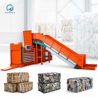 Presse à balles industrielle OCEAN pour le recyclage du papier, des canettes en aluminium et des métaux