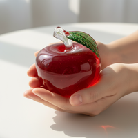 Groothandel Kristallen Bruiloft Kinder Verjaardag Feestdagen Promotie Cadeaus Schattige Decoratie Beeldje Souvenir Kristallen Fruit Ambachten