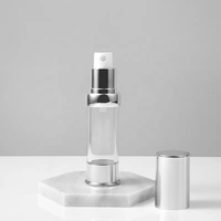 Flacon pompe sans air écologique 5ml 10ml 15ml 20ml 30ml pour lotion, crème pour les yeux, émulsion, flacon cosmétique sous vide, or, argent