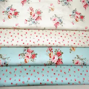 100 cotton fabric wholesale flowers design fabrics