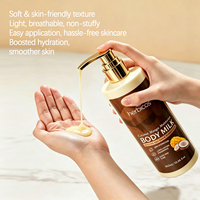 Lotion corporelle au beurre de karité et à la noix de coco, parfum longue durée, niacinamide, blanchissant, hydratant, peau lisse, crème corporelle, marque privée