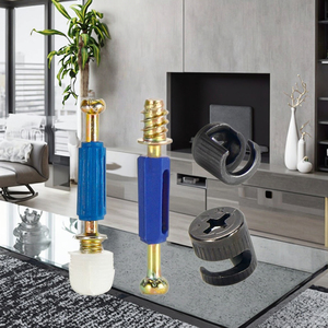 GQK Mini <b>Cabinet</b> Cam <b>Lock</b> KD Fittings Fix Connector Screw Bolt for Dining Living Room Villa Furniture for Hardware Multi-Space - Product Image 1