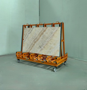 SANDE Sale Double Sided Metal a Frame <strong>Cart</strong> Transport Frame Rack <strong>Big</strong> Tile Stand Tile Display Stand - Product Image 4