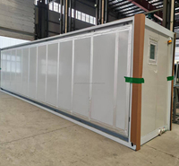 Cabine préfabriquée, maison conteneur de 20 pieds ou 40 pieds avec 3 chambres, maison conteneur extensible