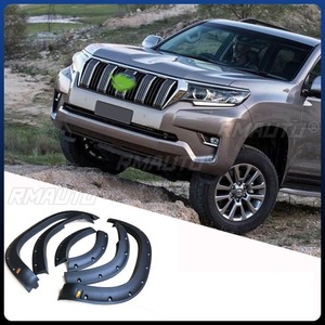 Pour Toyota Prado 2018-2022 : Kit de garniture de passage de roue arrière, moulure de carrosserie, accessoires extérieurs pour voiture - Product Image 3