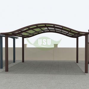 USU <span class=keywords><strong>Carport</strong></span> Double <span class=keywords><strong>6x6</strong></span> en Aluminium pour Deux Voitures - Product Image 4