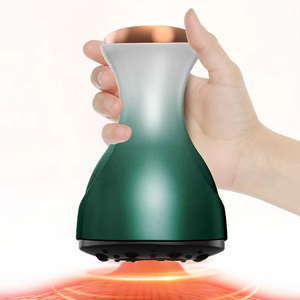 Ensemble de <span class=keywords><strong>massage</strong></span> par ventouses intelligent à micro-courant vibrant pour le corps, avec thérapie par aspiration, alimentation USB, lumière rouge, chaleur et matériau ABS - Product Image 3