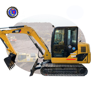 Excavatrice d'occasion Cat306D 6 tonnes sur chenilles, engin de construction, moteur, pompe, boîte de vitesses, roulement, PLC, 1 an de garantie, forte puissance de creusement - Product Image 1