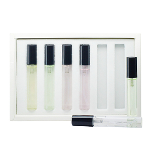 Juego de Mini Frascos de Vidrio Vacíos Personalizados de 2ml, 3ml, 5ml y 10ml, Transparentes, para Muestras de Perfume, con Atomizador de Lujo, Pulverizador Mate con Bomba/Tornillo - Product Image 4