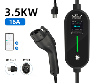 เครื่องชาร์จรถยนต์ไฟฟ้าแบบพกพา WECOM BX K02 รุ่นใหม่ ปลั๊กแบบ US Type 1 กำลังไฟ 3.5KW 16A มาตรฐาน IP54 ป้องกันน้ำและฝุ่น พร้อมระบบป้องกันวงจรไฟฟ้าอัจฉริยะ ตั้งเวลาการชาร์จได้ - Product Image 2