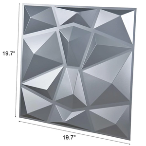 Modern Design Decoration PVC Wallpaper Diamond Waterproof 3D Wall Panel Living Room <strong>Background</strong> Wall Sticker - Product Image 6