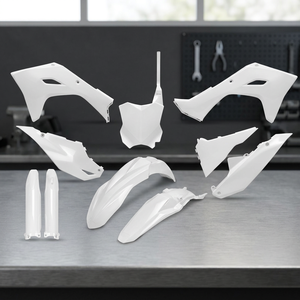 2024 2025 Kawasaki KXF 450 bianco pieno di plastica Kit moto accessori - Product Image 2
