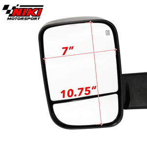 Cho Dodge cho <span class=keywords><strong>Ram</strong></span> 1500 2500 3500 Nối Dài Puddle Ánh Sáng LED Nguồn Nước Nóng Side View <span class=keywords><strong>Tow</strong></span> Kéo Gương - Product Image 5