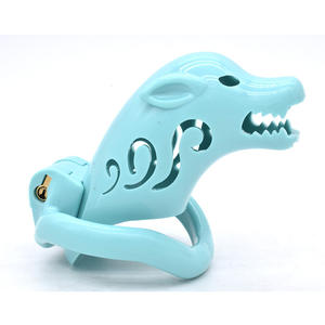 Новинка, положительный и отрицательный сотовый замок для клетки целомудрия, дышащий мужской пенис, связывание, кольцо для мужчин и взрослых, игрушка - Product Image 4