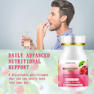 Multivitamine tabletten Beste dagelijkse multivitamine supplementen Tabletten Fabrikant's volwassen formule Kauwbare multivitamine B tabletten - Product Image 3