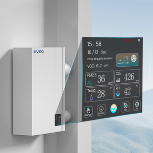 EVIPO Système de ventilation domestique ERV sans conduit pour chambre simple Ventilation murale <span class=keywords><strong>VMC</strong></span> Pièces de ventilation d'air frais à double flux - Product Image 1
