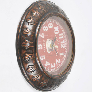 Horloge murale en bois décorative pour la maison, 27,7*27,7 cm, meilleur <span class=keywords><strong>prix</strong></span>, décoration moderne, salon, horloge murale ronde durable - Product Image 3