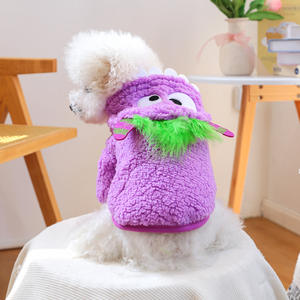 Suministros para mascotas Disfraz de perro gato superventas Peludo Monstruo Fleece Ropa para mascotas Sudaderas con capucha Ropa para <span class=keywords><strong>cachorros</strong></span> al por mayor - Product Image 3