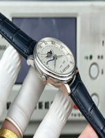 Montre mécanique automatique pour homme de marque haut de gamme, luxe, mode, haute qualité, cadran blanc, calendrier, semaine, phase de lune, multifonction