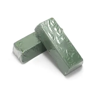 Cera compuesta de pulido sólido para superficie de acero inoxidable, efecto espejo de Jade verde