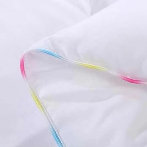 Bán buôn giá rẻ chất lượng tốt khách sạn thiết kế mới mền giường trắng mềm <span class=keywords><strong>Polyester</strong></span> vải sợi nhỏ <span class=keywords><strong>Quilt</strong></span> - Product Image 3