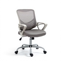 Confortable ordinateur pivotant de luxe en mouvement moderne à bascule bureau arrière chaise ergonomique moderne en maille avec appuie-tête