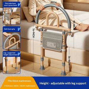 Hot <b>Sale</b> Hospital Bed Guard Rails Safety Bed Rail Adjustable Height Handrail Bed Rails <b>for</b> old man - Product Image 4