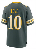 Maillot de football américain pour homme, nouvelle collection 2026, vert, collection City Rivalries, maillot de match, vente chaude # 10 Amours # 85 Kraft