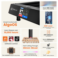 Graveur laser à diode AlgoLaser Delta 20W, conception préinstallée pour une configuration rapide, module laser spécialement conçu