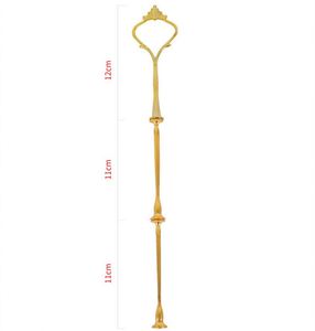 <span class=keywords><strong>Support</strong></span> de Présentation à 3 Niveaux en Alliage de Zinc pour Cupcakes, Plateau de Service Métallique avec Poignée, Idéal pour la Restauration et la Décoration Domestique (Vente en Gros) - Product Image 2