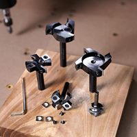 Miaorui 8*35 * 62L * 3T lame remplaçable plaque couteau à casser fond bois fraise Insert-Style Spoilboard bois routeur Bits