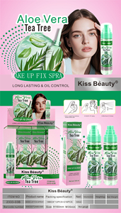 Kiss Beauty 105ml VC VB Aloe Vera Dual Concept Make-up Fix Spray Langlebige Öl kontrolle Hydrat <span class=keywords><strong>Makeup</strong></span> Fix Einstellung Sprühnebel - Product Image 5