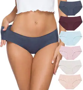 Ice Silk Comfortable Sexy Anti-bacterial Hipster Panties Pure Cotton Seamless Women Panties Briefs Invisible Women's Underwear