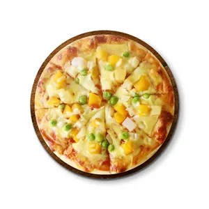 Pho mát bữa ăn Tối Thưởng Thức Nửa Đêm Snack 9-inch trái cây Hương vị bánh pizza đông lạnh