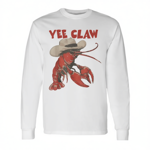 T-shirt à manches longues Yee Claw Lobster, design Festival des fruits de mer - Product Image 2