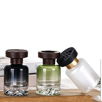 Bouteille en verre vide rechargeable de 120 ml pour diffuseur de voiture, désodorisant, huile essentielle, parfum, diffuseur à bâtonnets, bouteilles de parfum d'ambiance pour la maison