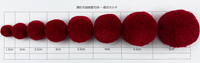 Vente en gros de boules de pompons en fil acrylique, couleurs Pantone assorties, couleurs personnalisées pour l'artisanat et les décorations, en vrac, directement de l'usine