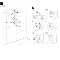 Urinoir mural en céramique pour hommes avec capteur intelligent – Urinoir domestique moderne à induction pour adultes, idéal pour les hôtels et espaces publics